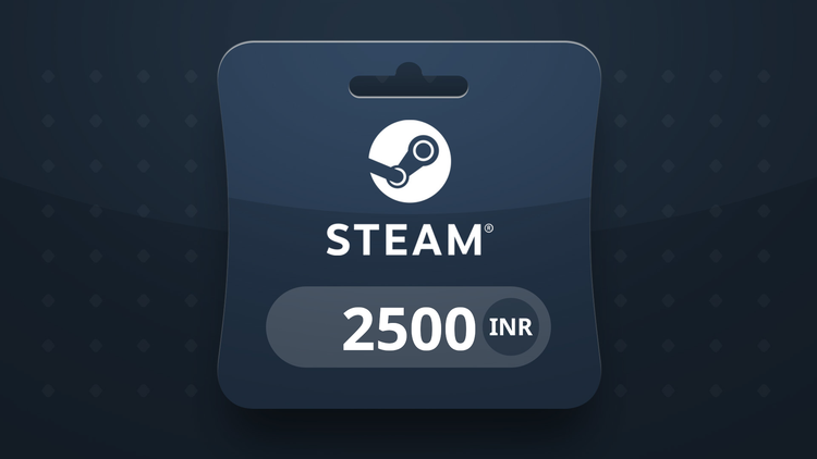Steam Wallet INR 2500 Gift Card IN