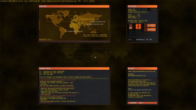 Hacker Evolution: 2019 HD Remaster PC Steam CD Key