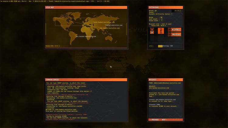 Hacker Evolution: 2019 HD Remaster PC Steam CD Key