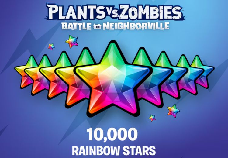 Plants vs. Zombies: Battle for Neighborville - 10000 Rainbow Stars DLC XBOX One / Xbox Series X|S CD Key