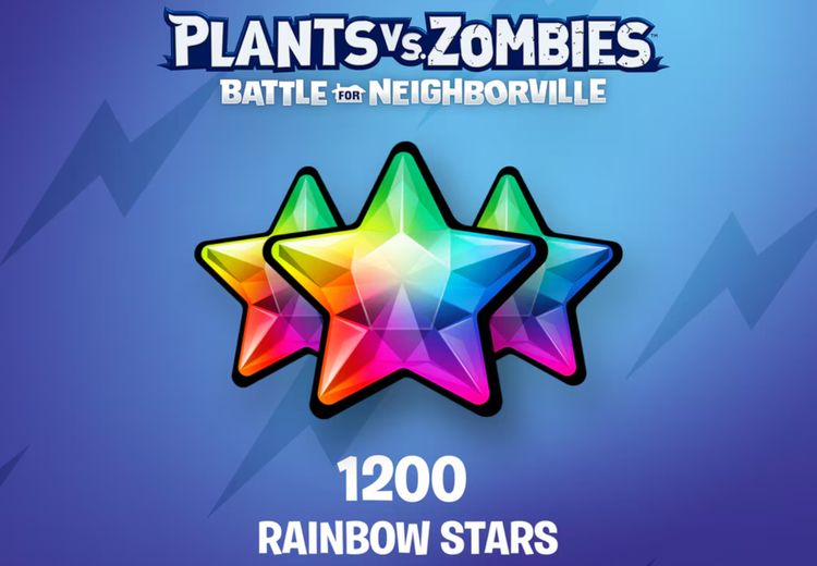 Plants vs. Zombies: Battle for Neighborville - 1200 Rainbow Stars DLC XBOX One / Xbox Series X|S CD Key