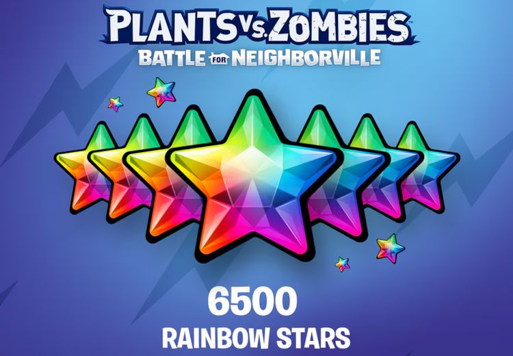 Plants vs. Zombies: Battle for Neighborville - 6500 Rainbow Stars DLC XBOX One / Xbox Series X|S CD Key
