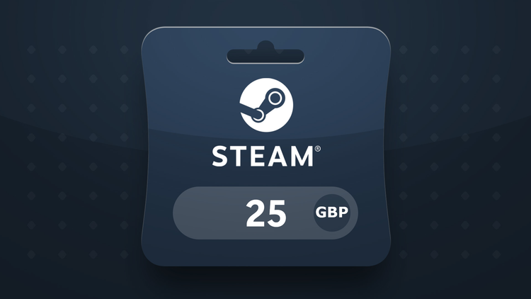 Steam Wallet GBP 25 Gift Card UK 
