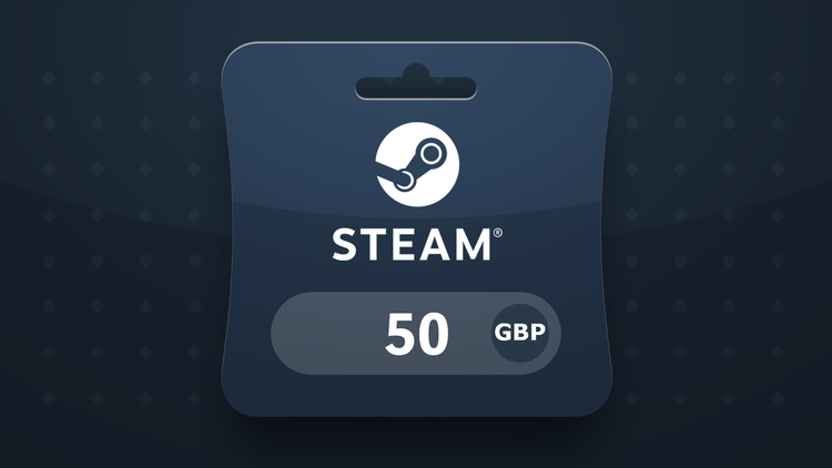 Steam Wallet GBP 50 Gift Card UK
