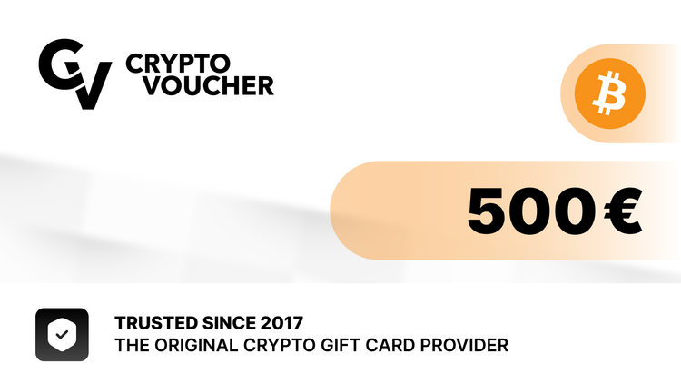 Crypto Voucher (BTC) EUR 500 Gift Card