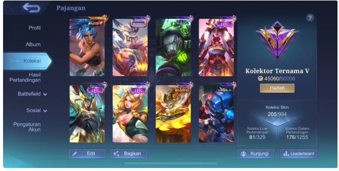 Mobile Legends Accounts > Android > Unranked > 120+ > 100+ > ML468 ...