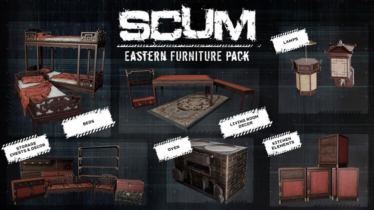 SCUM - Eastern Furniture Pack DLC PC Steam CD Key