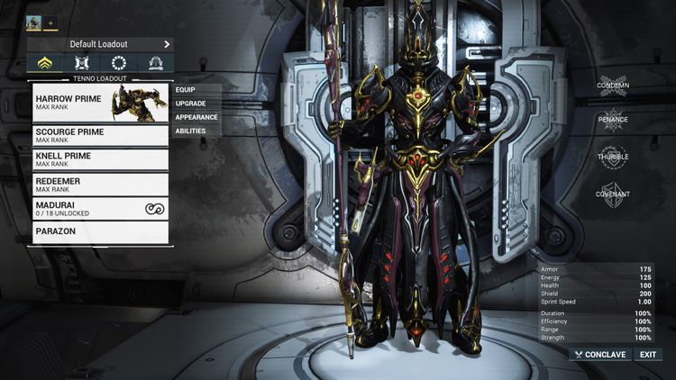 Warframe: Harrow Prime Access - Thurible Pack DLC Manual Delivery