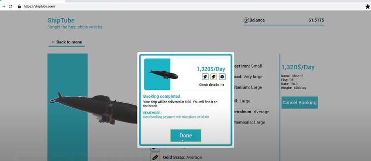 Ship Graveyard Simulator - Submarines DLC PC Steam CD Key