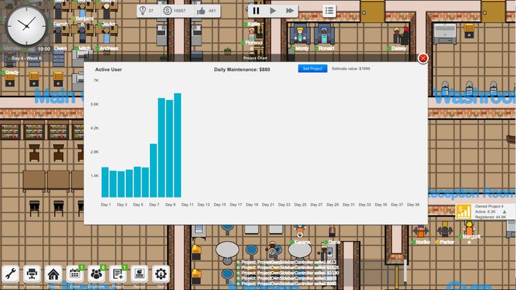 Outsourcing - IT company simulator Steam CD Key