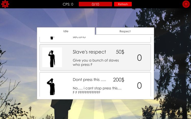 Press F to pay respects Steam CD Key