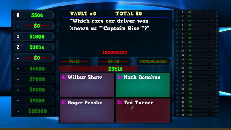 Trivia Vault: Auto Racing Trivia Steam CD Key