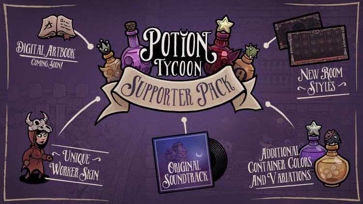 Potion Tycoon - Supporter Pack DLC Steam CD Key