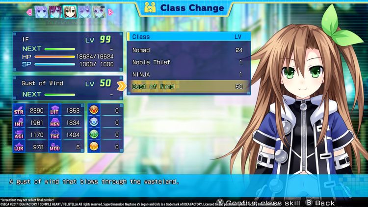 Superdimension Neptune VS Sega Hard Girls - IF's Gust of Wind DLC Steam CD Key