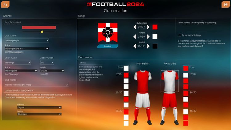 WE ARE FOOTBALL 2024 PC Steam CD Key