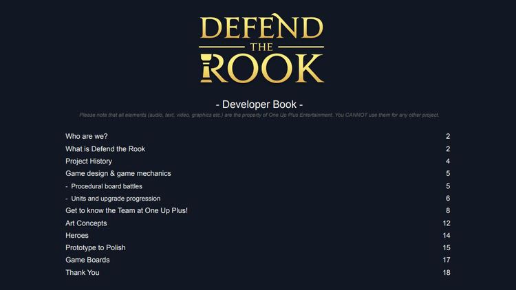 Defend the Rook - Supporter Pack DLC PC Steam CD Key
