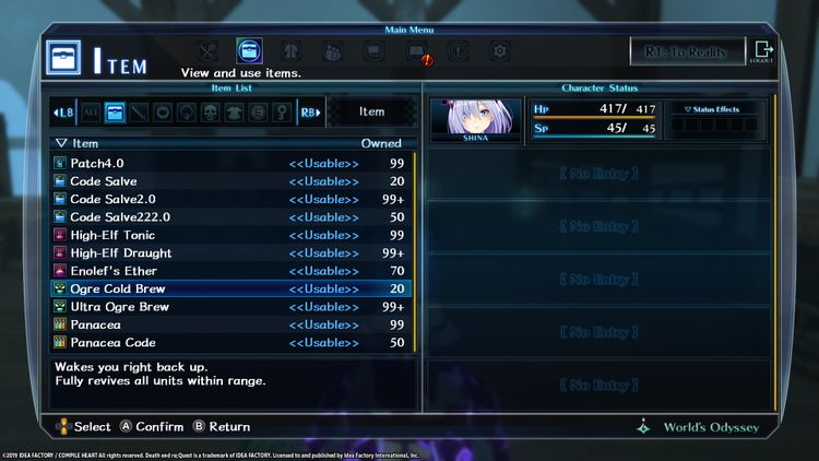 Death end re;Quest - Healing Item Set DLC PC Steam CD Key
