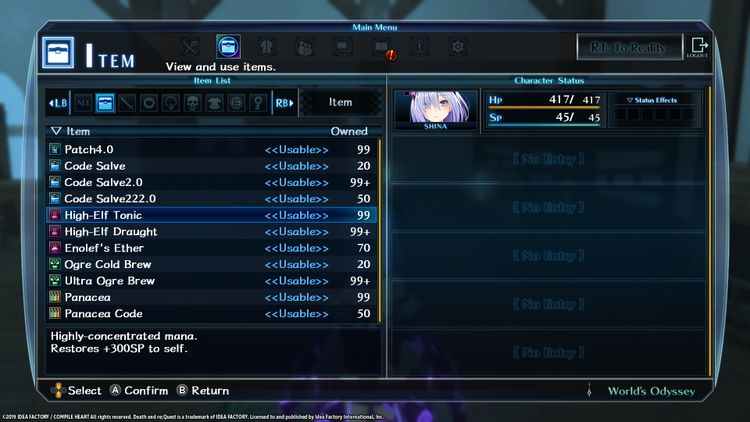 Death end re;Quest - Healing Item Set DLC PC Steam CD Key