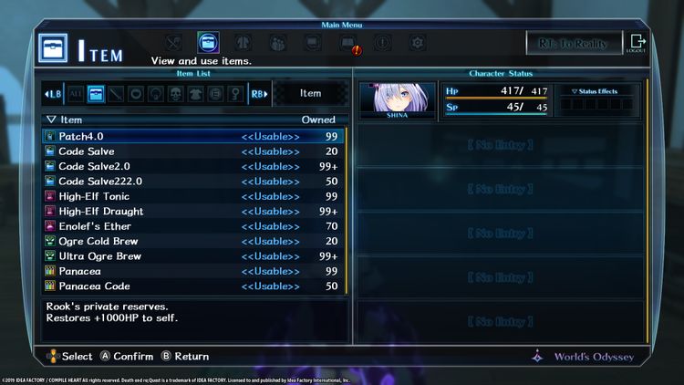 Death end re;Quest - Healing Item Set DLC PC Steam CD Key