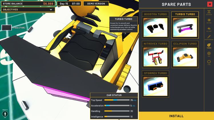 Mini Racer Car Shop Simulator PC Steam CD Key