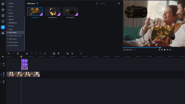 Movavi Video Editor 2025 - Cinematic Set DLC PC Steam CD Key