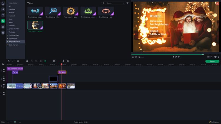 Movavi Slideshow Maker 8 Effects - Christmas Party Set DLC PC Steam CD Key