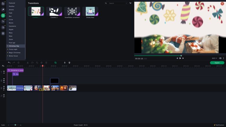 Movavi Slideshow Maker 8 Effects - Christmas Party Set DLC PC Steam CD Key