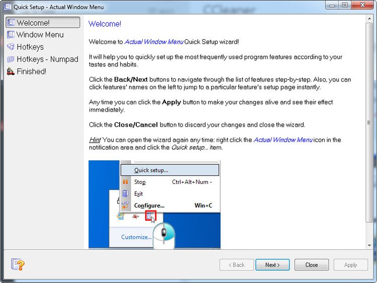 Actual Tools - Actual Window Menu 8 PC CD Key