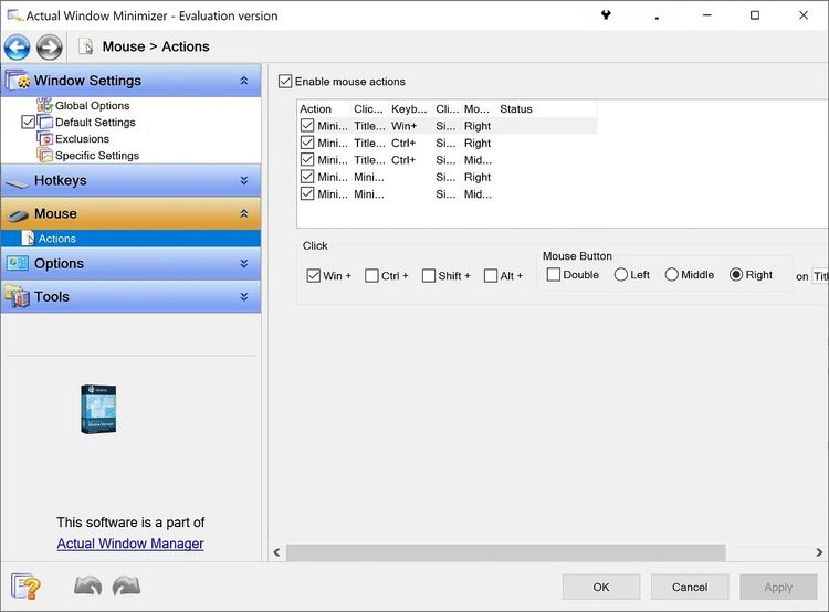 Actual Tools - Actual Window Minimizer 8 PC CD Key