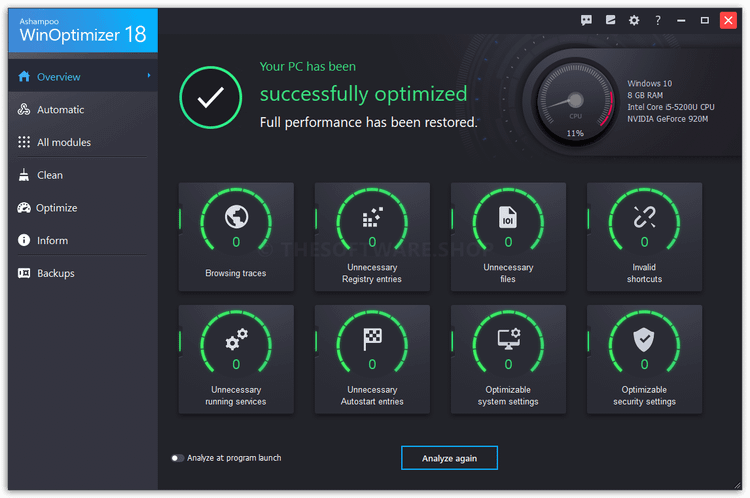 Ashampoo WinOptimizer 18 Key