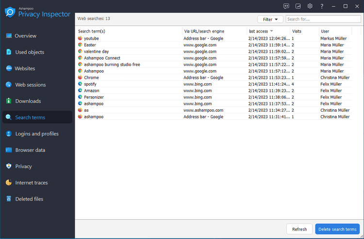 Ashampoo Privacy Inspector Activation Key