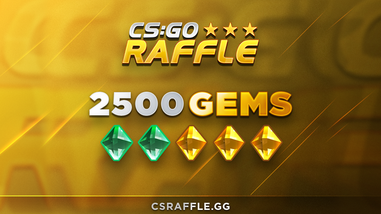 Gg Raffe CSRaffle.gg - 2500 Gems Gift Card | Buy cheap on Kinguin.net