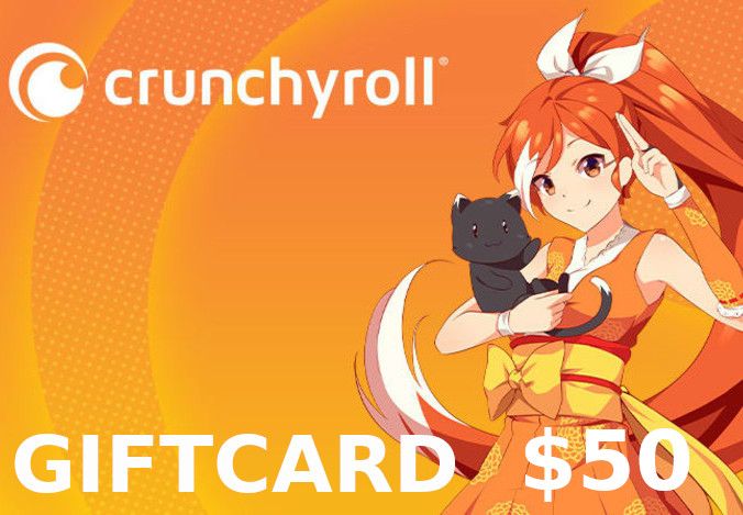 Crunchyroll $50 Gift Card US