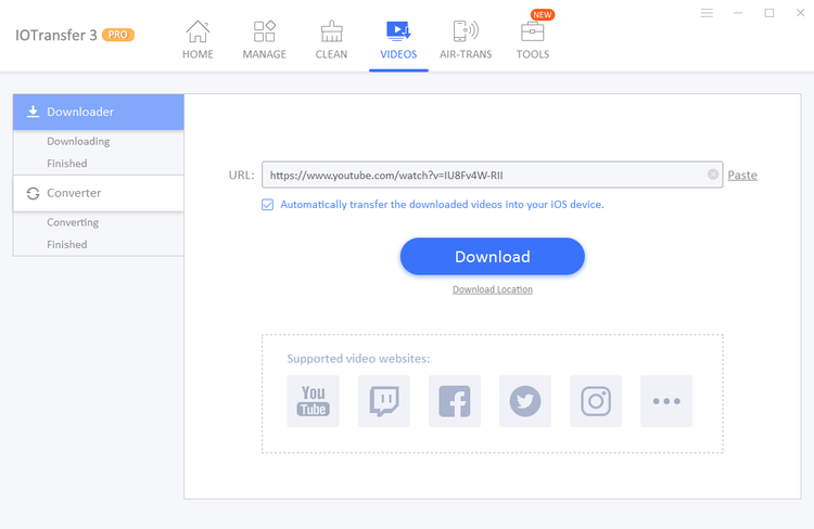 IOTransfer 3 Pro Edition Key (1 Year / 1 PC)