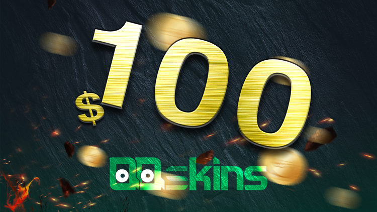 QQSkins $100 Wallet Card