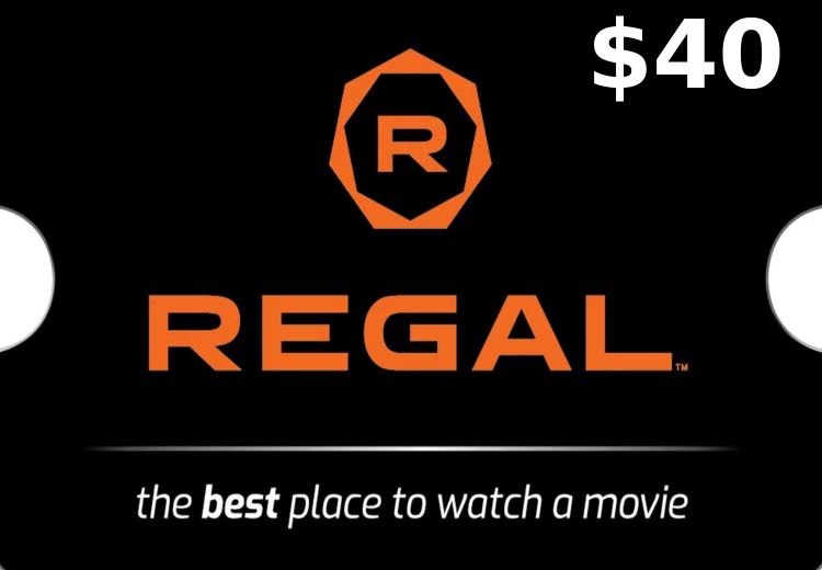 Regal Cinemas $40 Gift Card US