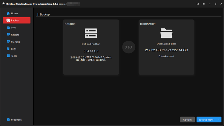 MiniTool ShadowMaker Pro License (1 Year /2 Devices)