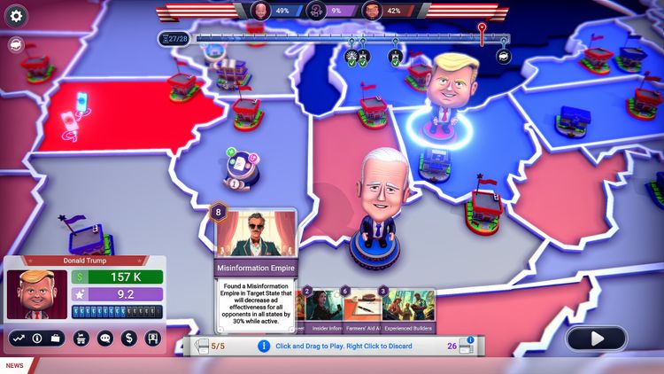 The Political Machine 2024 PC Steam CD Key