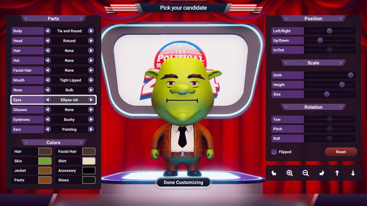 The Political Machine 2024 PC Steam CD Key