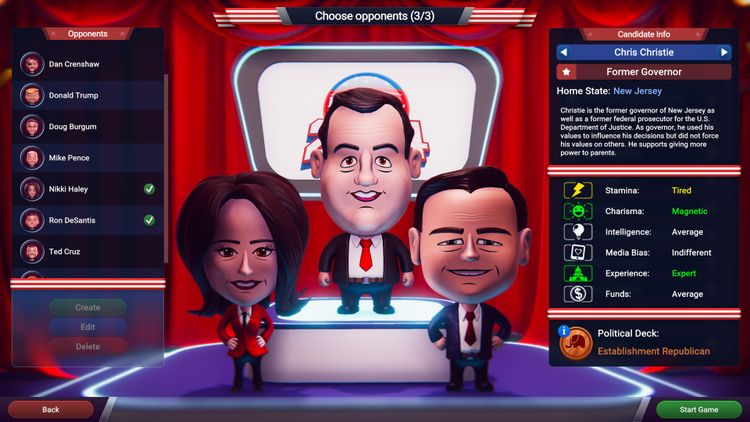 The Political Machine 2024 PC Steam CD Key