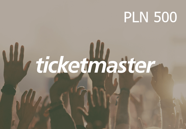 Ticketmaster 500 PLN Gift Card PL
