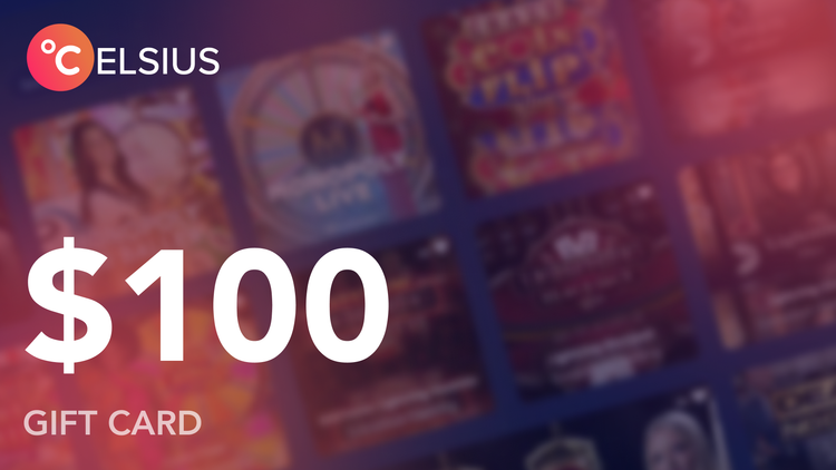 Celsius Casino $100 Gift Card