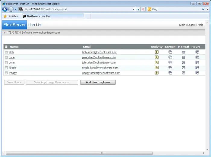 NCH: FlexiServer Productivity & Attendance Key