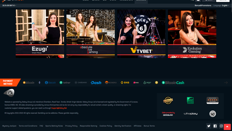 Galaxy.bet €200 voucher