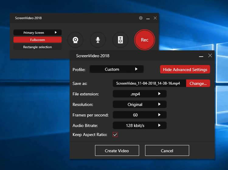 ScreenVideo Key