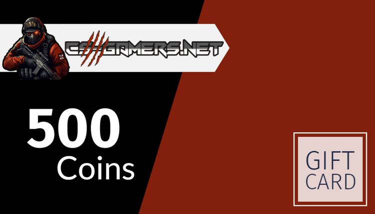CS-GAMERS 500 Coins Gift Card