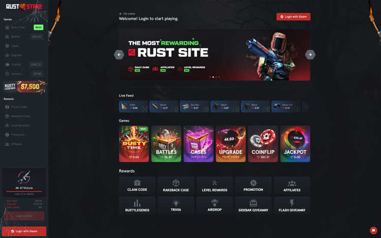 RustStake $5 Gift Card