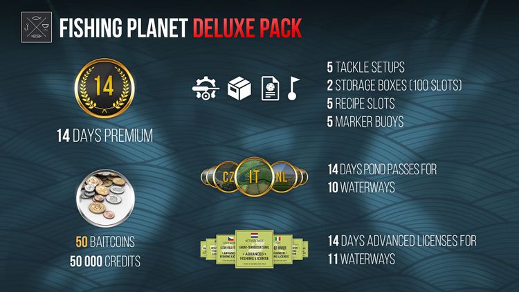 Fishing Planet - Deluxe Pack DLC EU Steam Altergift