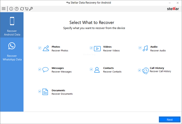 Stellar Data Recovery for Android CD Key (1 Year / 3 Devices)