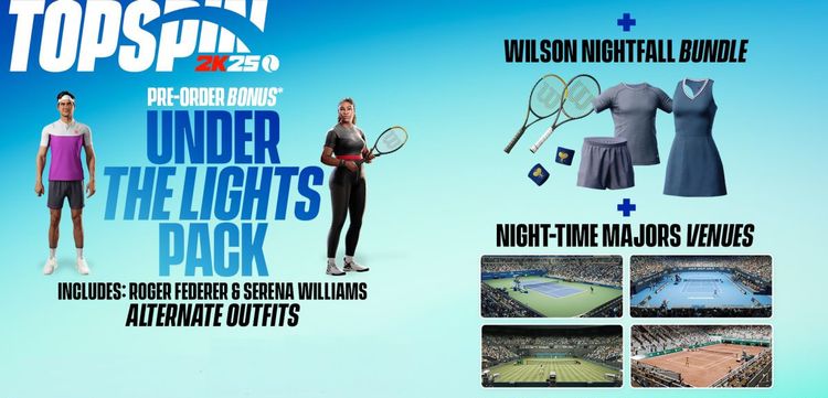 TopSpin 2K25 + Pre-Order Bonus DLC EU PC Steam CD Key